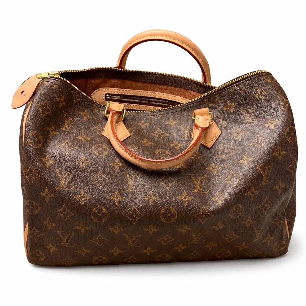 Louis Vuitton Speedy 35 Monogram Top Handle Bag – Discontinued Classic
